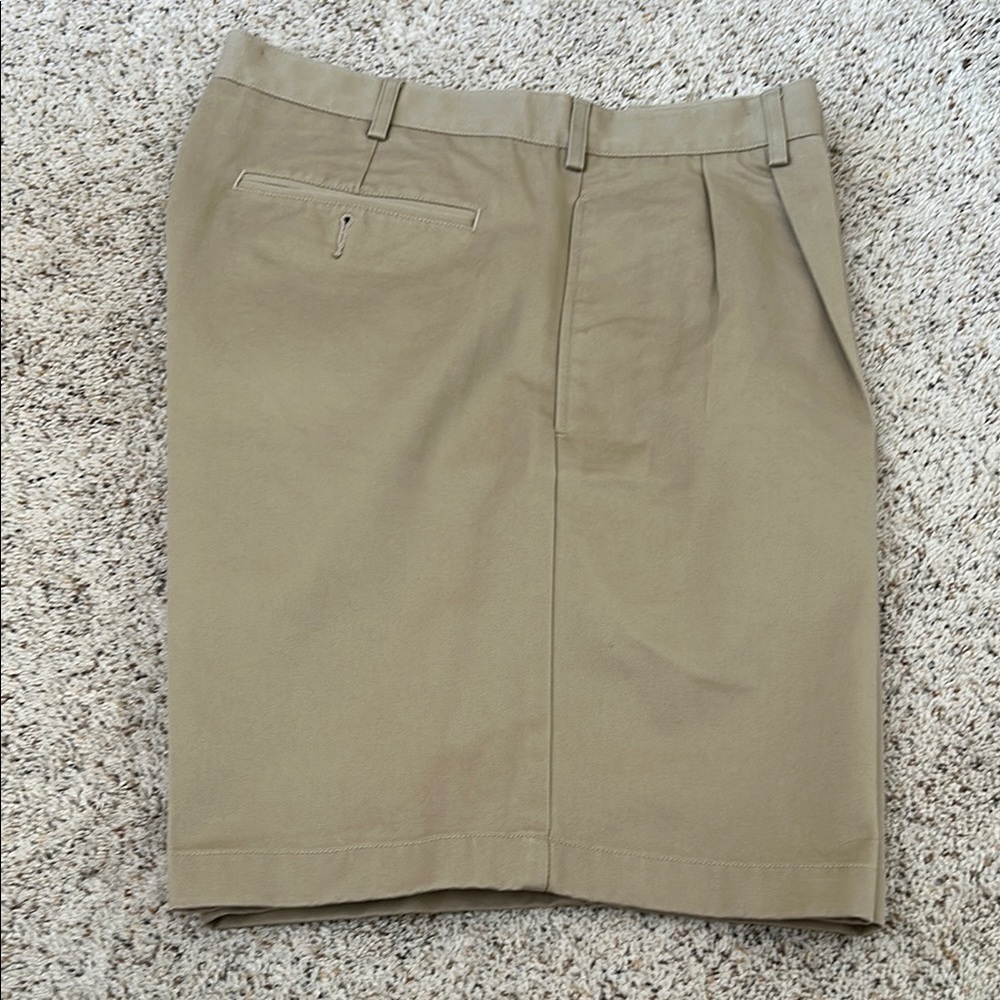 LAND’s END 34W Traditional Fit Men's Tan Shorts